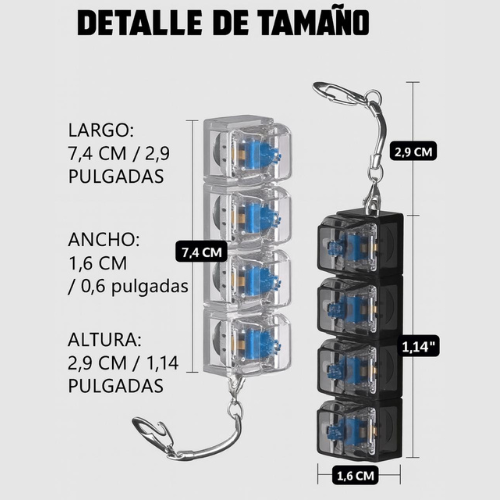 Llavero Teclado AntiEstres